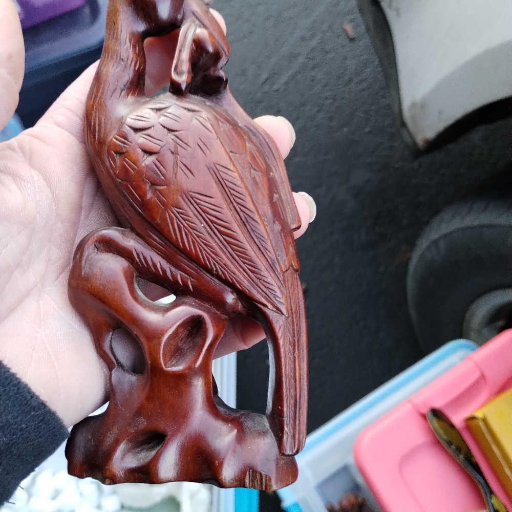 Wooden crane